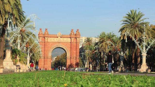 The Arc de Triomf or Arco de Triunfo in spanish, is a triumphal arch in the city of Barcelona in Catalonia, Spain.