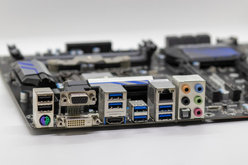 Mainboard peripheral ports 