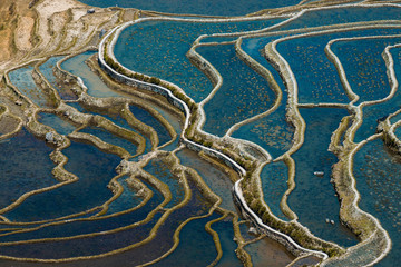 Yuanyang Honghe Hani Reisterrassen Rice Terraces Rice paddies Yunnan China