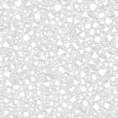Gray Marl Heather Seamless Repeat Vector Pattern Swatch with White Polygonal Spots. Knit t-shirt fabric texture.