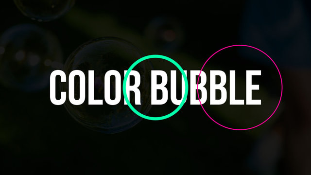Color Bubble Title