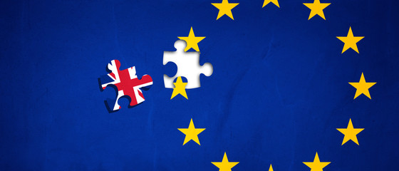 Brexit Konzept - Großbritannien  verlässt die Europäische Union