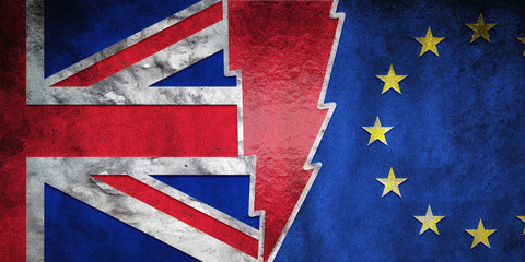 Brexit Konzept - Großbritannien  verlässt die Europäische Union