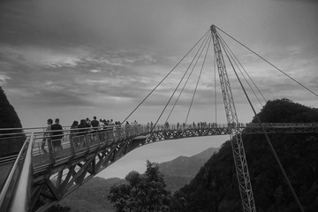 Pictures of and from the amazing Langkawi Sky Bridge on the top of Gunung Mat Cincang Mountain