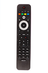 unnamed tv remote control on white background