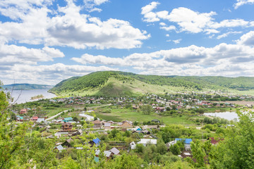 Fototapeta na wymiar Shiryaevo village in the Samara region, Russia