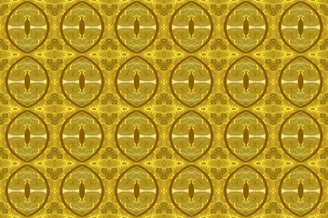 Ethnic pattern, geometric rounded shapes