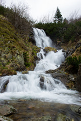 Fototapeta na wymiar Waterfall in Low Tatras, Slovakia, Vajskovsky Vodopad Nizke Tatry