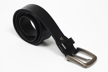black belt on white background