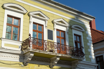 Cluj Napoca, Romania - 27 Oct, 2019: Janos Bolyai`s birth place and home in Cluj Napoca, Romania.