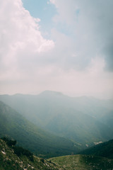 Fototapeta premium clouds over mountains
