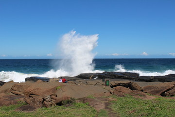 Port Edward Splash Rock