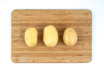 three popatoes