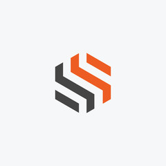 Letter S logo icon design template elements.