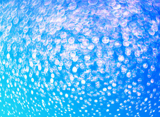 blue background with bubbles