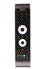 Fototapeta premium unnamed tv remote control on white background