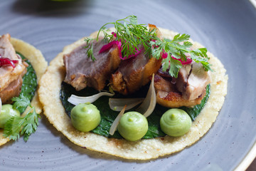 Mexican food -  Duck tacos