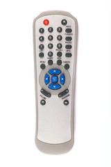 unnamed tv remote control on white background