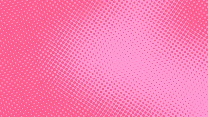 Fotobehang Baby roze popart achtergrond in retro komische stijl met halftoonpunten ontwerp, vector illustratie eps10 © stock_santa