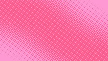 Baby pink pop art background in retro comic style with halftone dotted design, vector illustration eps10