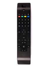 unnamed tv remote control on white background