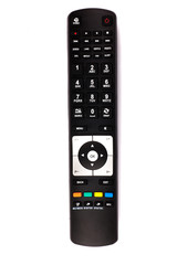 unnamed tv remote control on white background