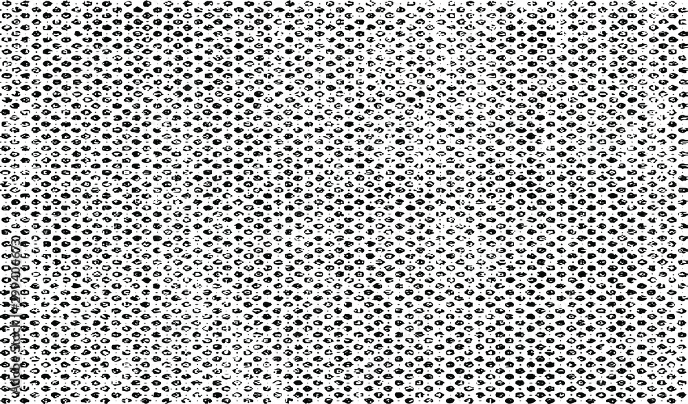 Aufkleber small uneven spots and particles of debris. abstract vector texture. distressed uneven background. g