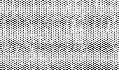 Small uneven spots and particles of debris. Abstract vector texture.  Distressed uneven background. Grunge texture overlay with fine grains isolated on white background. Vector illustration. EPS10.