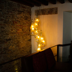 lamp on the wall