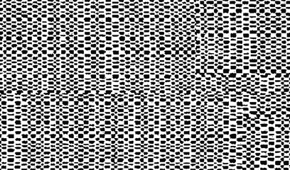 Small uneven spots and particles of debris. Abstract vector texture.  Distressed uneven background. Grunge texture overlay with fine grains isolated on white background. Vector illustration. EPS10.