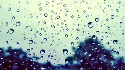 rain texture of glass, window