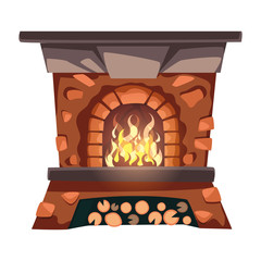 House chimney vector design