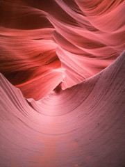 picture of sandstone at the lower, upper antelope canyon, navajo land in arizona