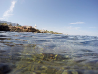 Fototapeta na wymiar Underwater imageSan Antonio cape nature reserve Denia Spain