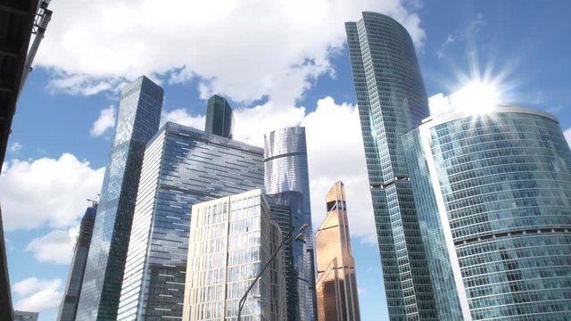 The largest city in the world is Moscow, skylines and skyscrapers