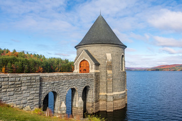 View from the right of Saville Dam