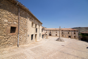 Caracena village in Soria province Castile Leon Spain