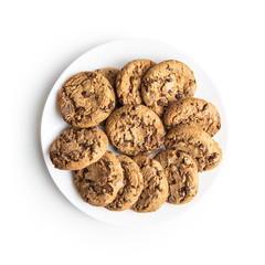 Sweet chocolate cookies.