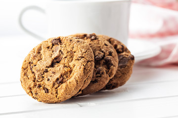 Sweet chocolate cookies.