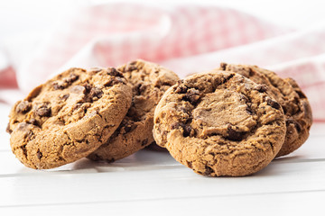 Sweet chocolate cookies.