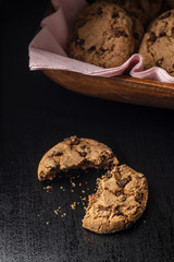 Sweet chocolate cookies.