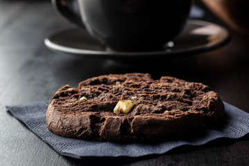 Fototapeta premium Sweet chocolate cookies.