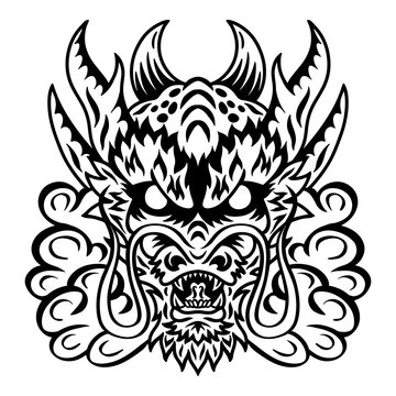 4 7 Best Dragon Face Logo Images Stock Photos Vectors Adobe Stock