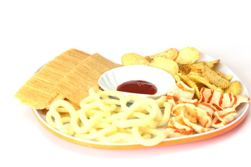 different types of potato chips