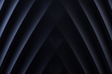 Black geometric texture background of polycarbonate sheet