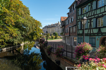 Alsas village (Ribeauvillé and Colmar) street view
