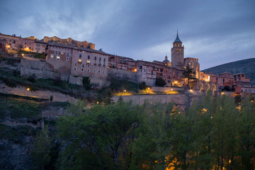 Fototapeta na wymiar Albarracin is one of the most beautiful villages in Teruel Aragon Spain