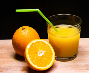 Presentacion de zumo de naranja