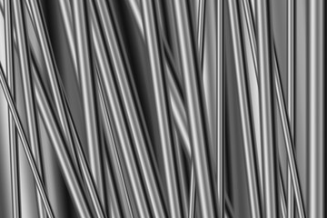 long light grey silver straw  pipe steel shiny glow background color bright textured pattern Abstract