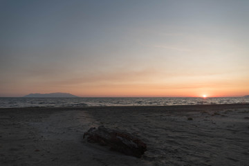 Obraz premium sunset on beach